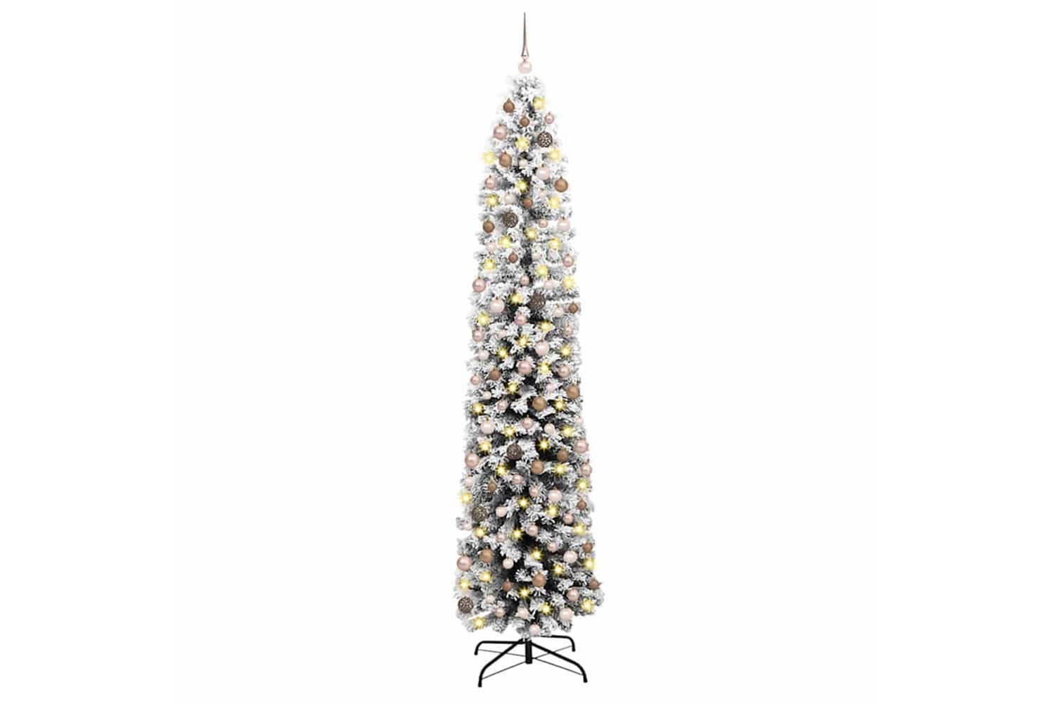 Vidaxl Artificial Christmas Tree With 300 Leds With Stand Green 240 Cm