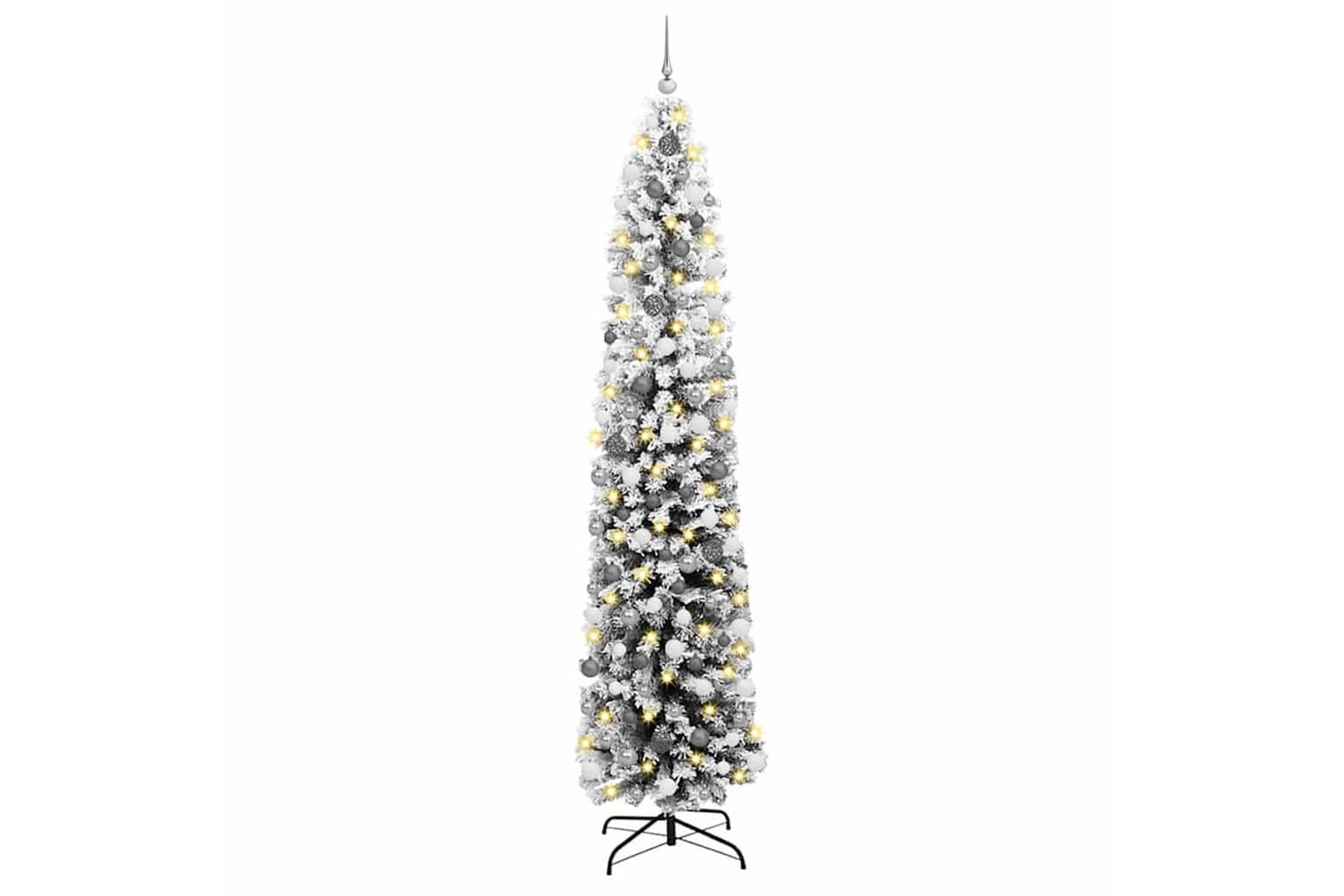 Vidaxl Artificial Christmas Tree With 300 Leds With Stand Green 240 Cm