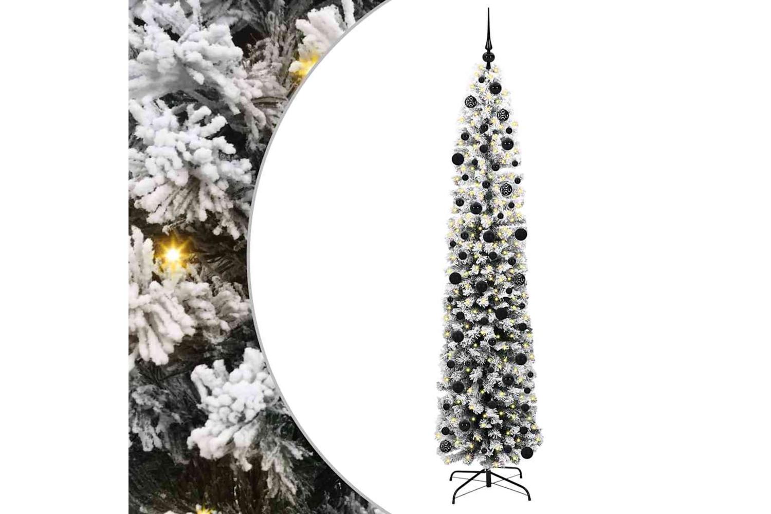 Vidaxl Artificial Christmas Tree With 300 Leds With Stand Green 240 Cm