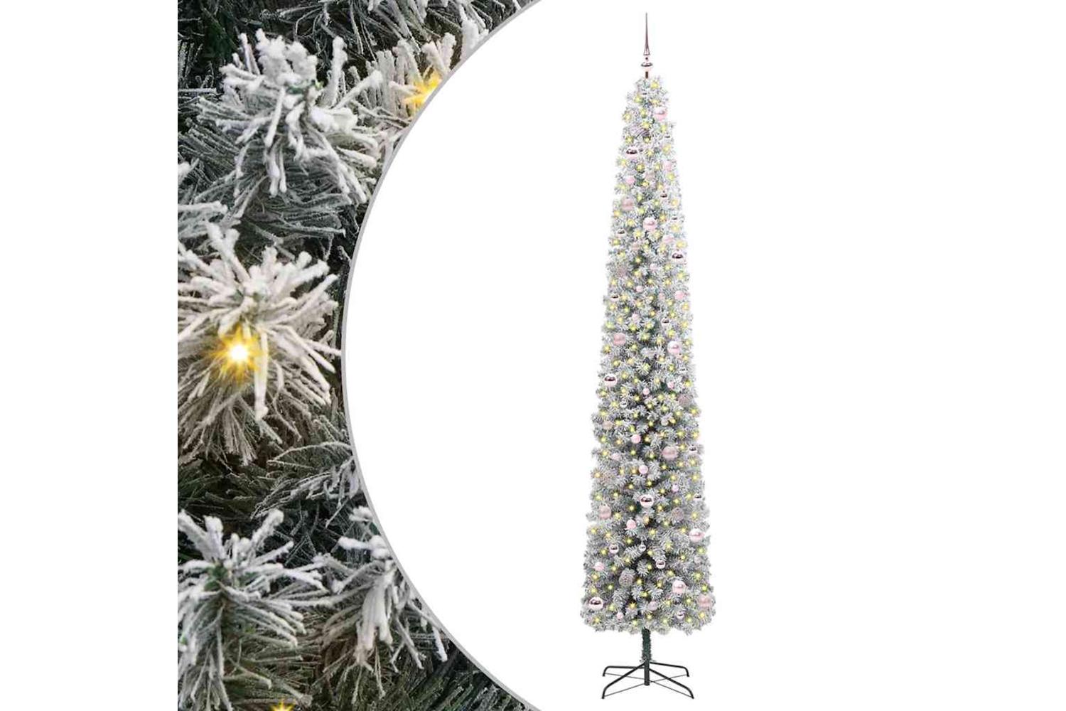 Vidaxl Artificial Christmas Tree With 300 Leds With Stand Green 270 Cm