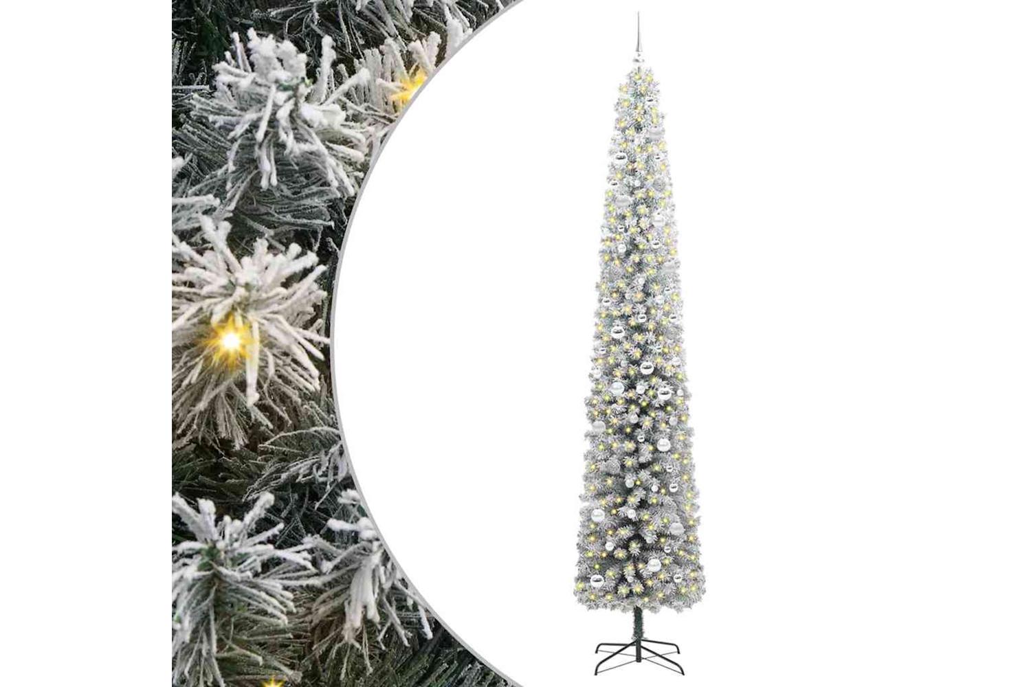 Vidaxl Artificial Christmas Tree With 300 Leds With Stand Green 270 Cm