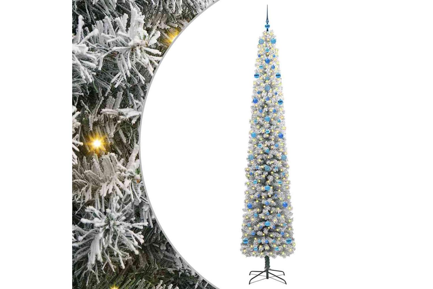 Vidaxl Artificial Christmas Tree With 300 Leds With Stand Green 270 Cm