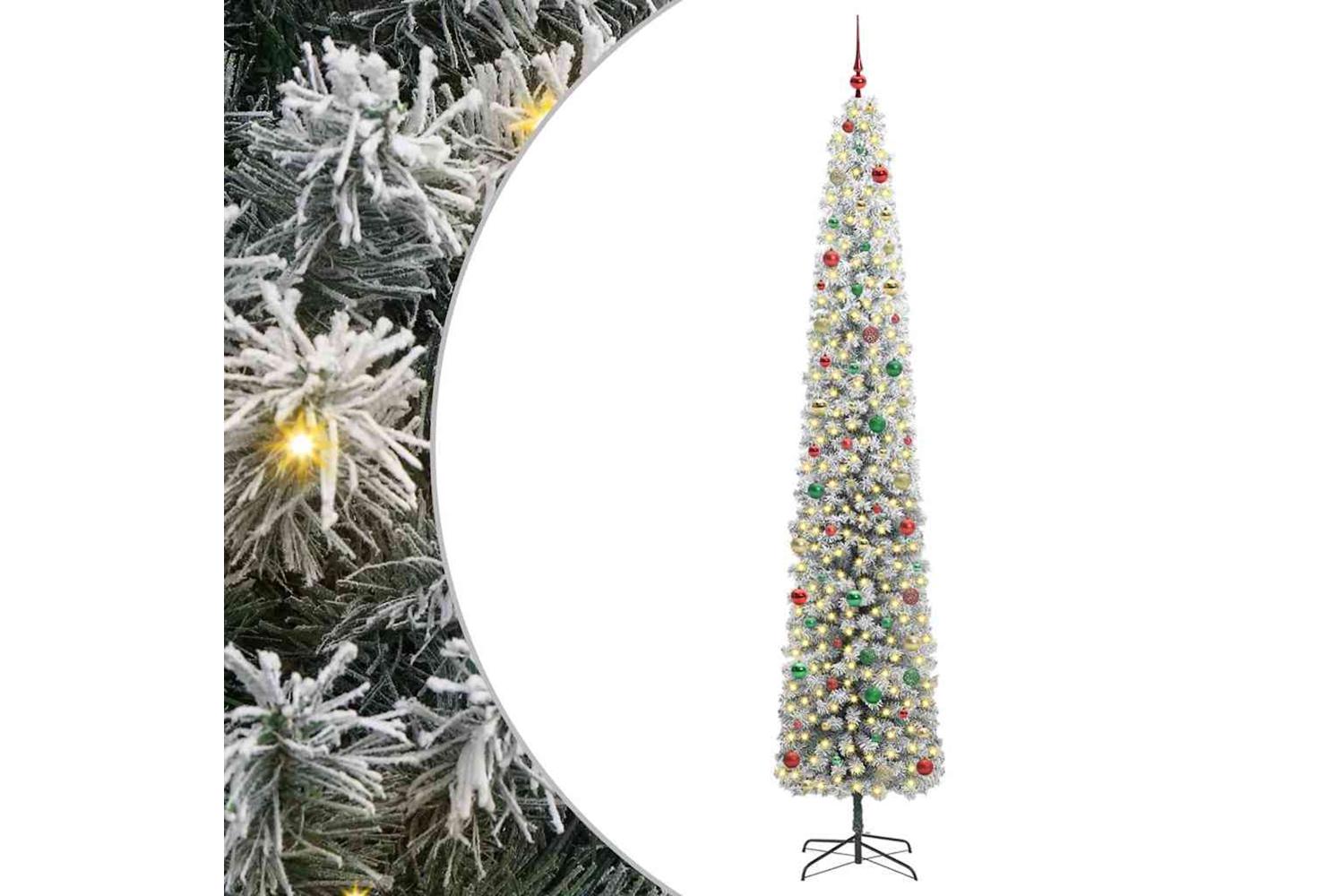 Vidaxl Artificial Christmas Tree With 300 Leds With Stand Green 270 Cm