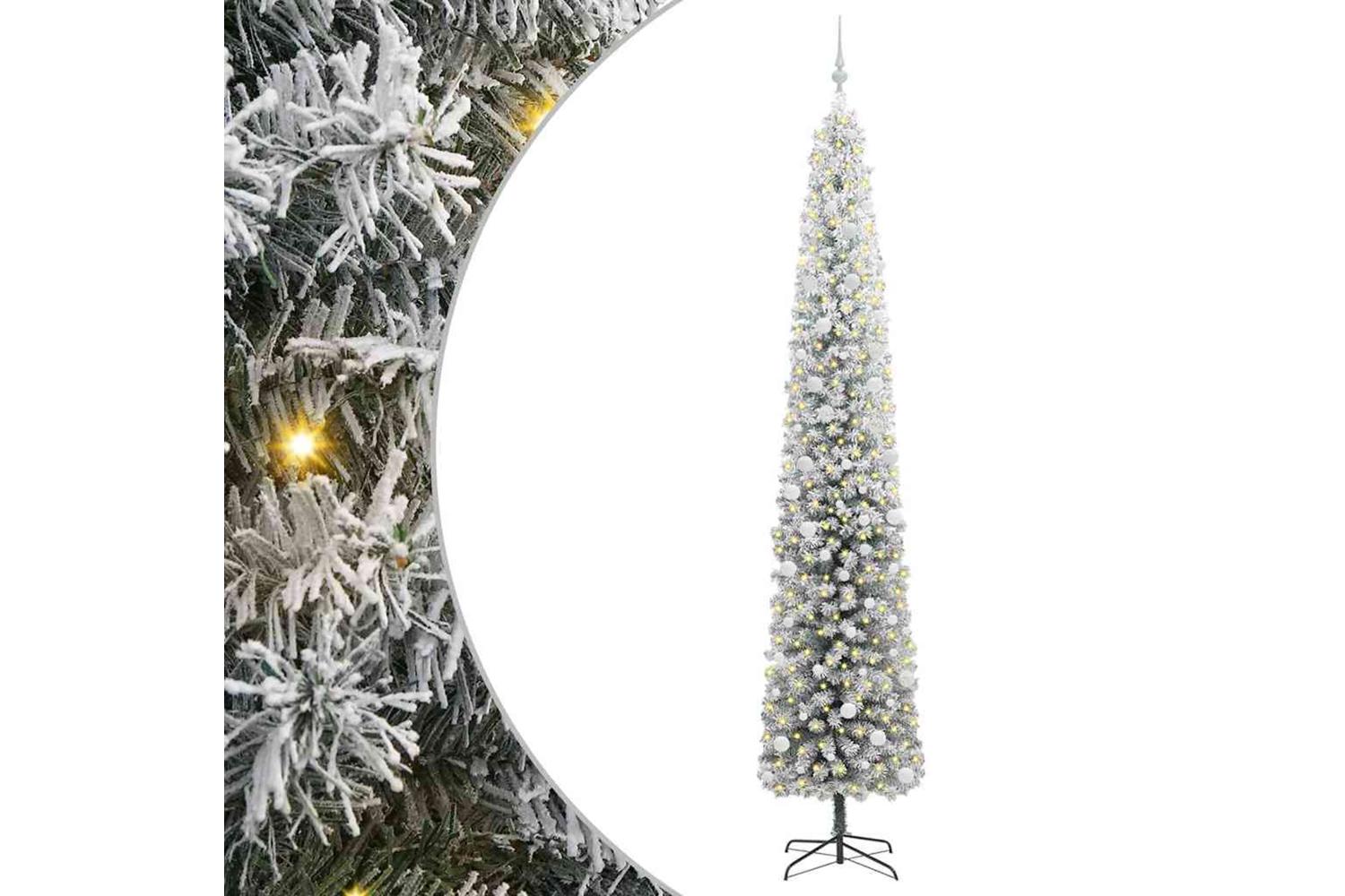 Vidaxl Artificial Christmas Tree With 300 Leds With Stand Green 300 Cm