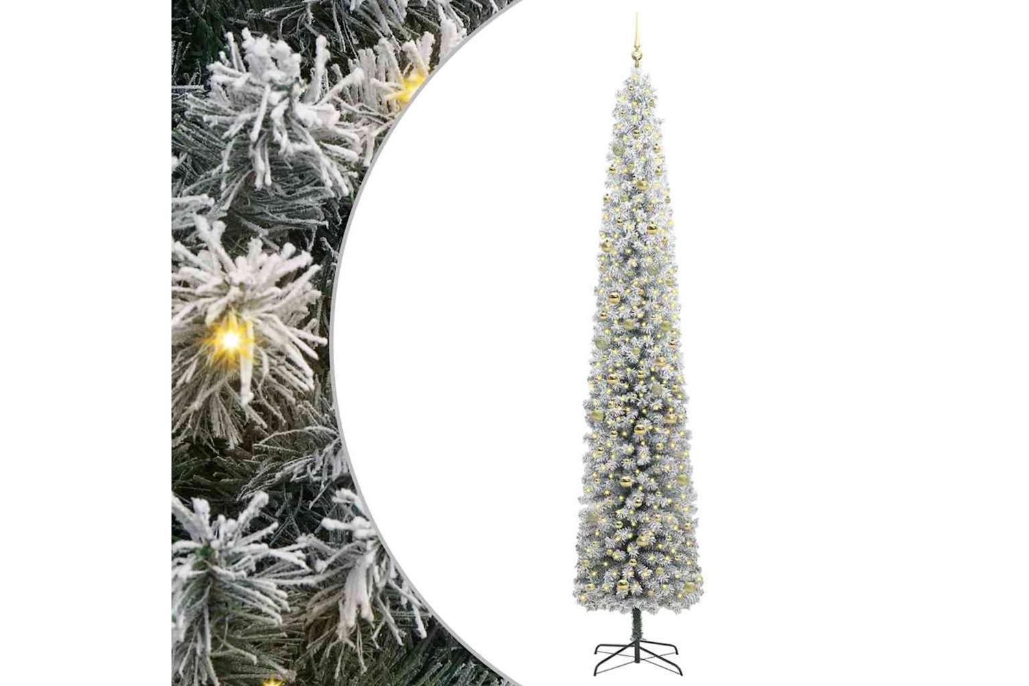 Vidaxl Artificial Christmas Tree With 300 Leds With Stand Green 300 Cm