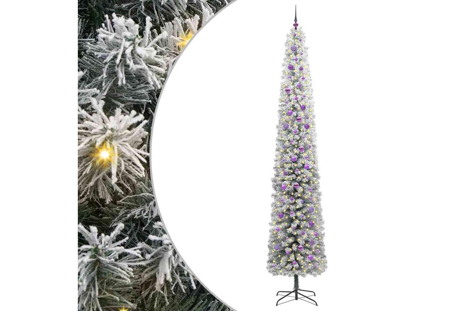 Vidaxl Artificial Christmas Tree With 300 Leds With Stand Green 300 Cm