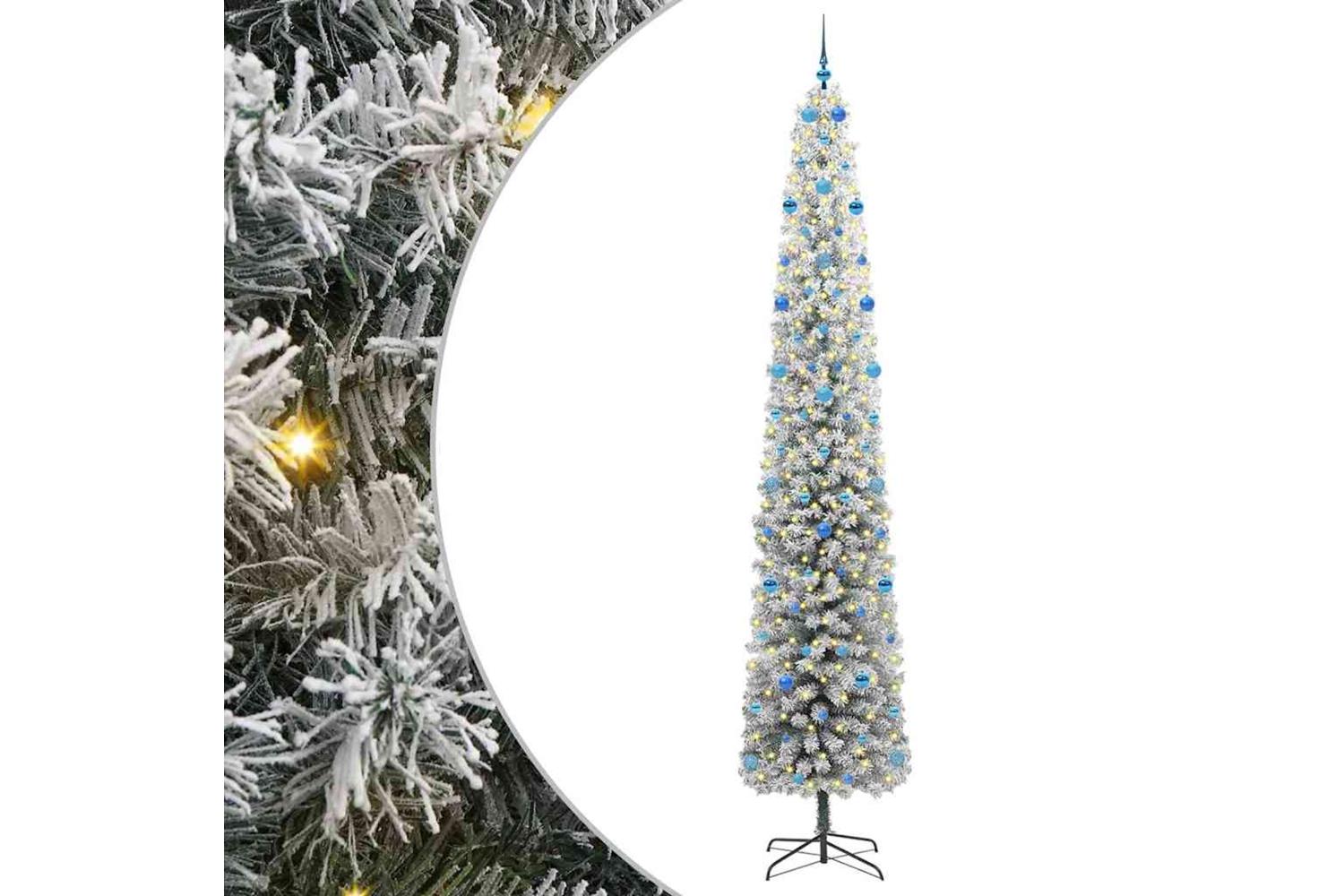 Vidaxl Artificial Christmas Tree With 300 Leds With Stand Green 300 Cm