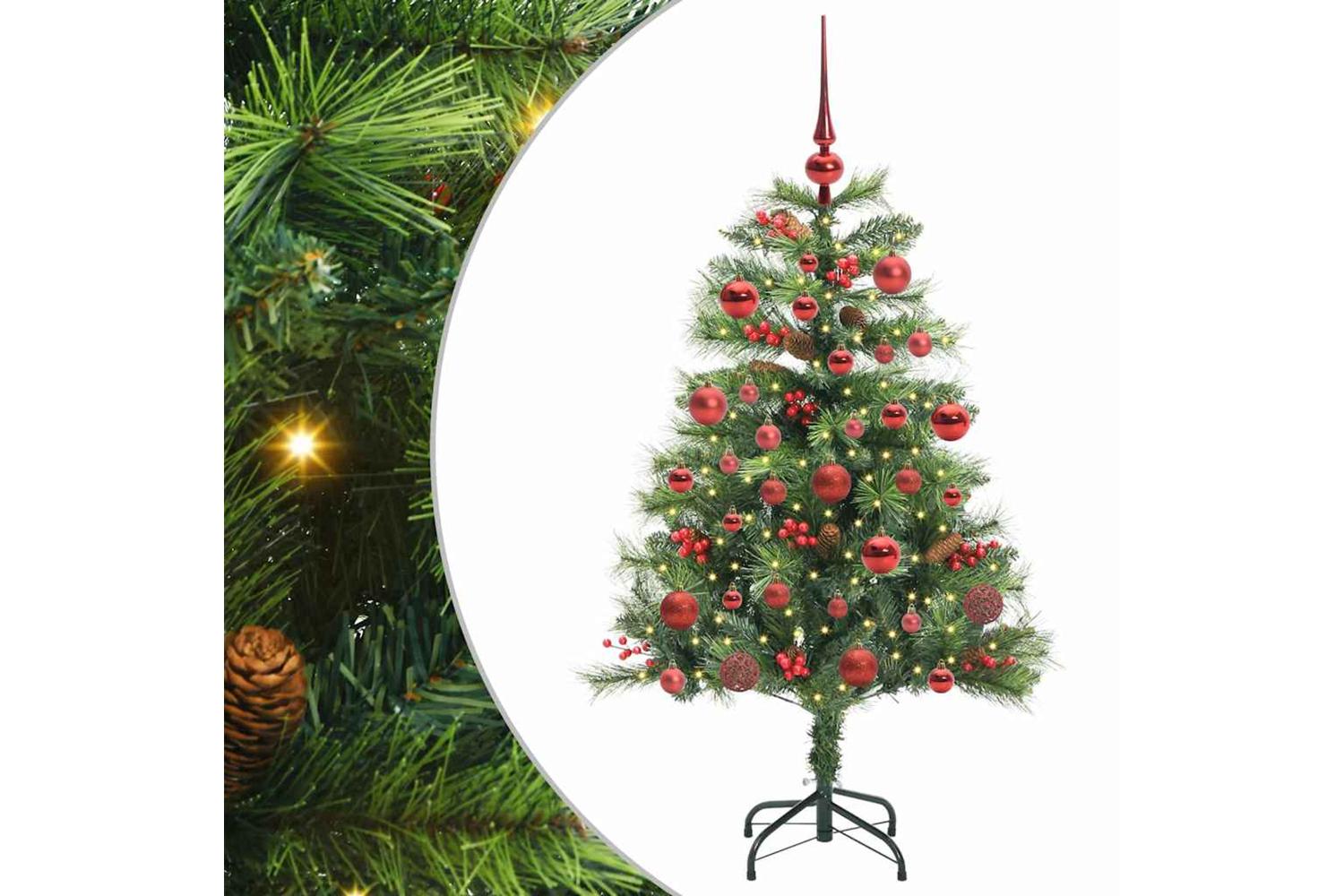 Vidaxl Artificial Christmas Tree Green 150 Cm Pvc And Metal