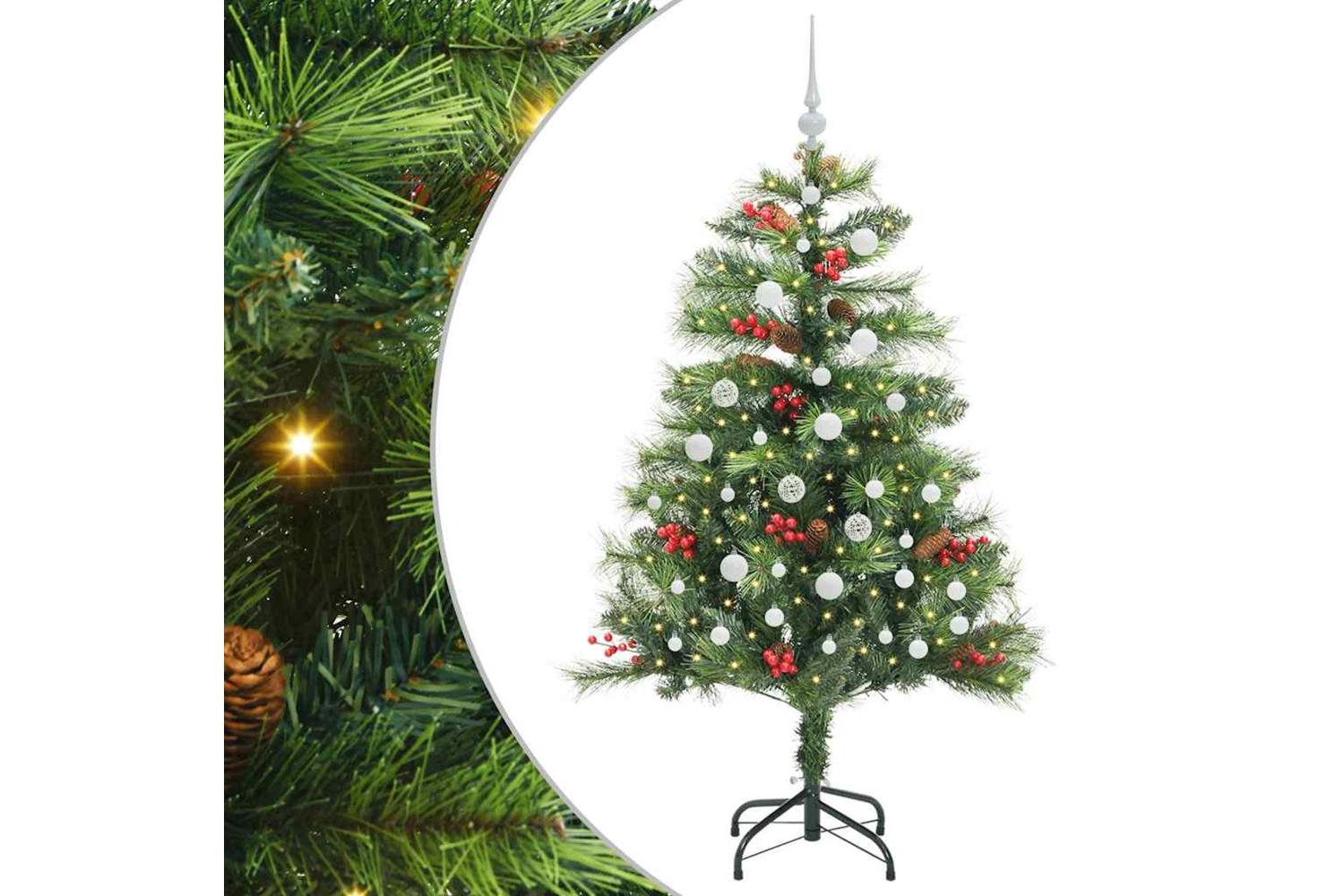 Vidaxl Artificial Christmas Tree Green 150 Cm Pvc And Metal