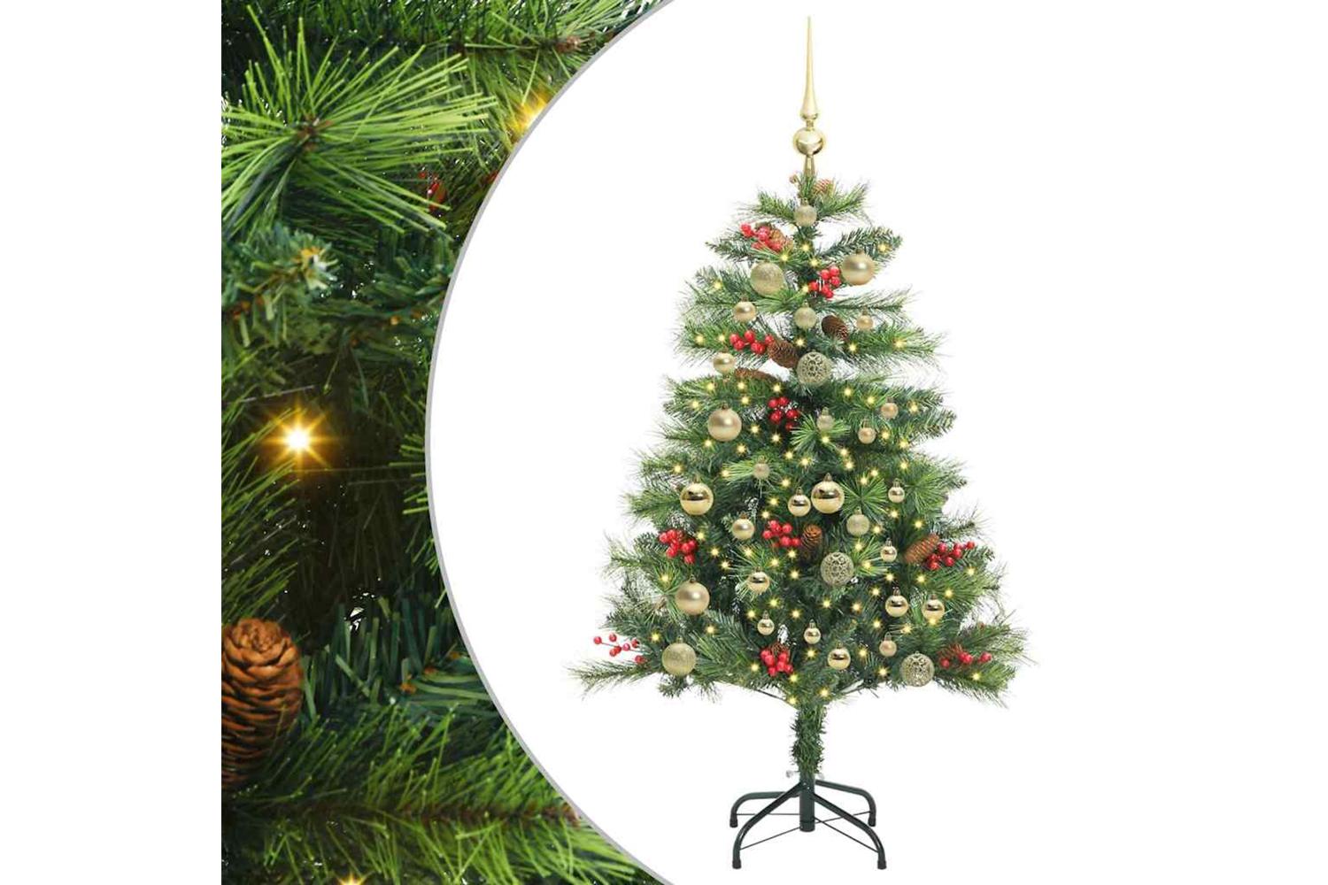 Vidaxl Artificial Christmas Tree Green 150 Cm Pvc And Metal