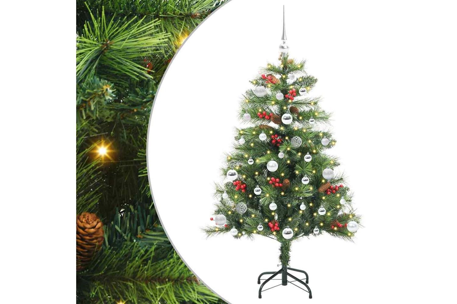 Vidaxl Artificial Christmas Tree Green 150 Cm Pvc And Metal