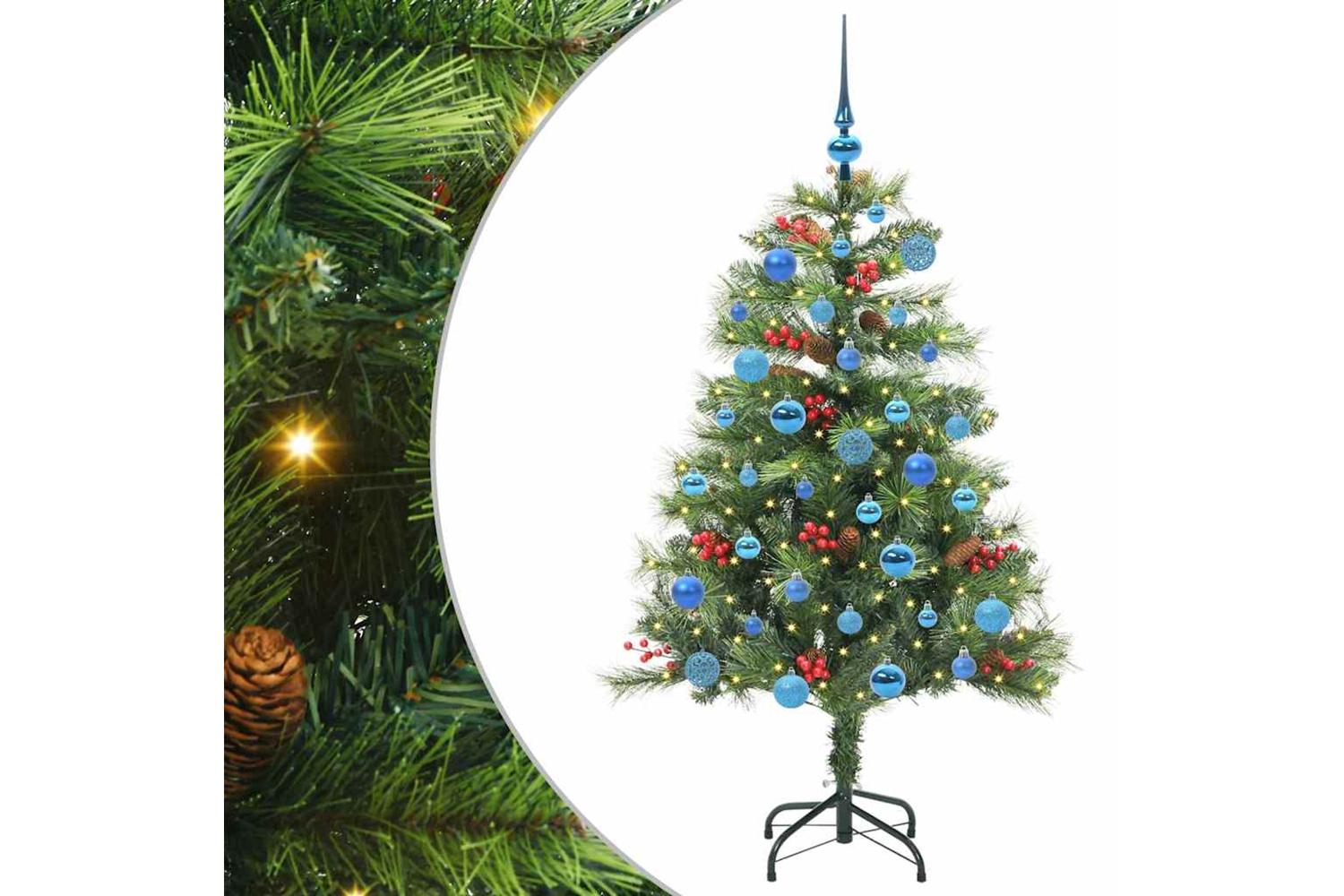 Vidaxl Artificial Christmas Tree Green 150 Cm Pvc And Metal