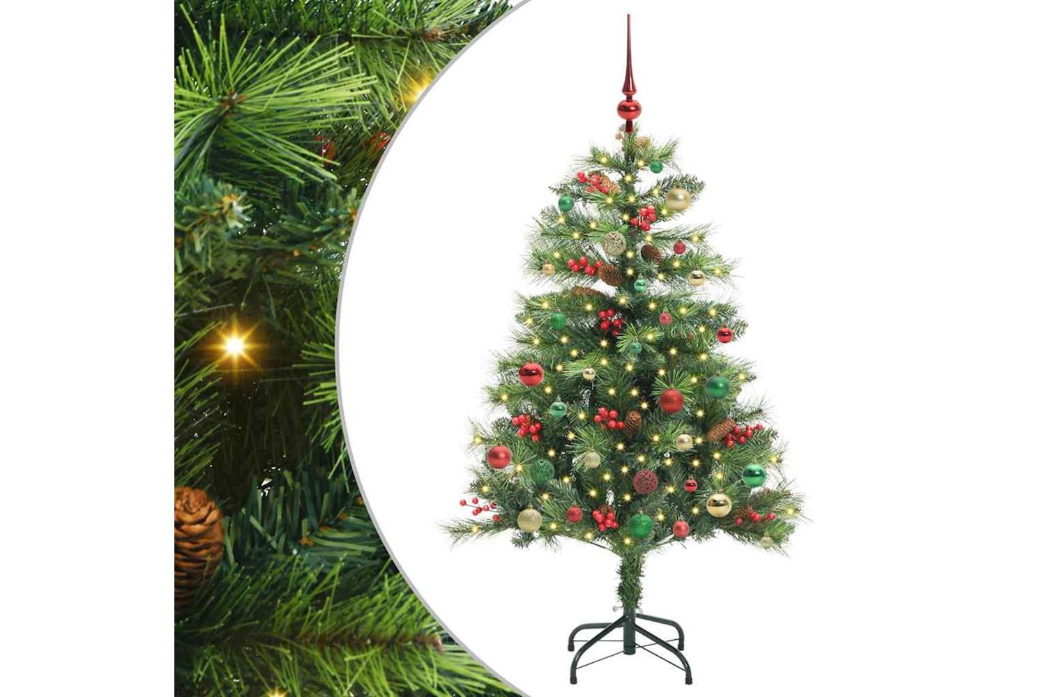 Vidaxl Artificial Christmas Tree Green 150 Cm Pvc And Metal