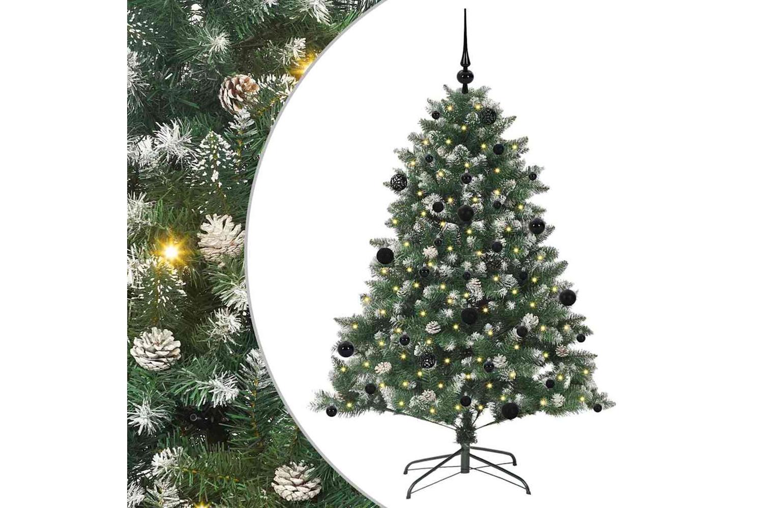 Vidaxl Artificial Christmas Tree With Stand Green 105 X 105 X 150 Cm
