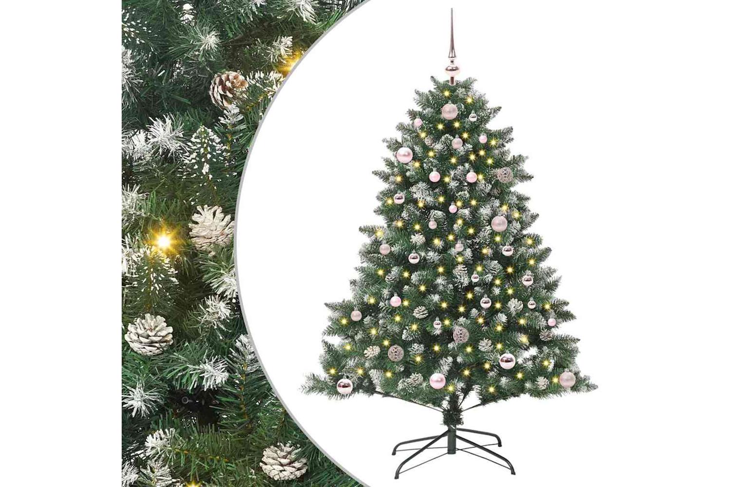 Vidaxl Artificial Christmas Tree With Stand Green 105 X 105 X 150 Cm
