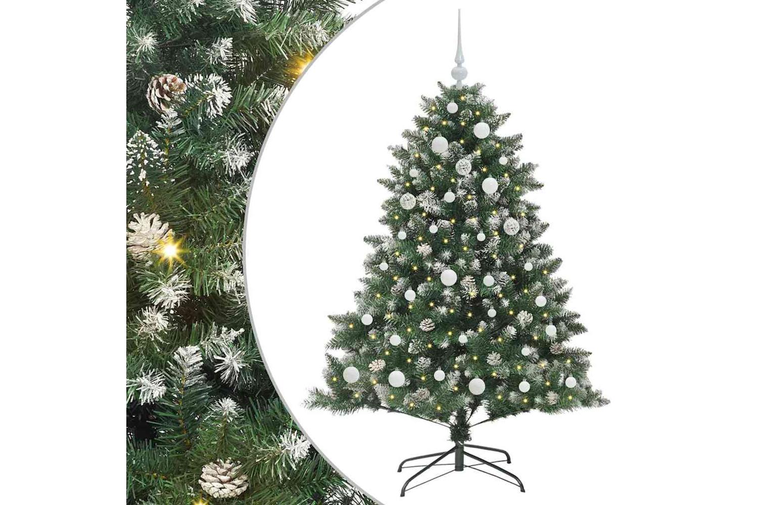 Vidaxl Artificial Christmas Tree With Stand Green 105 X 105 X 150 Cm