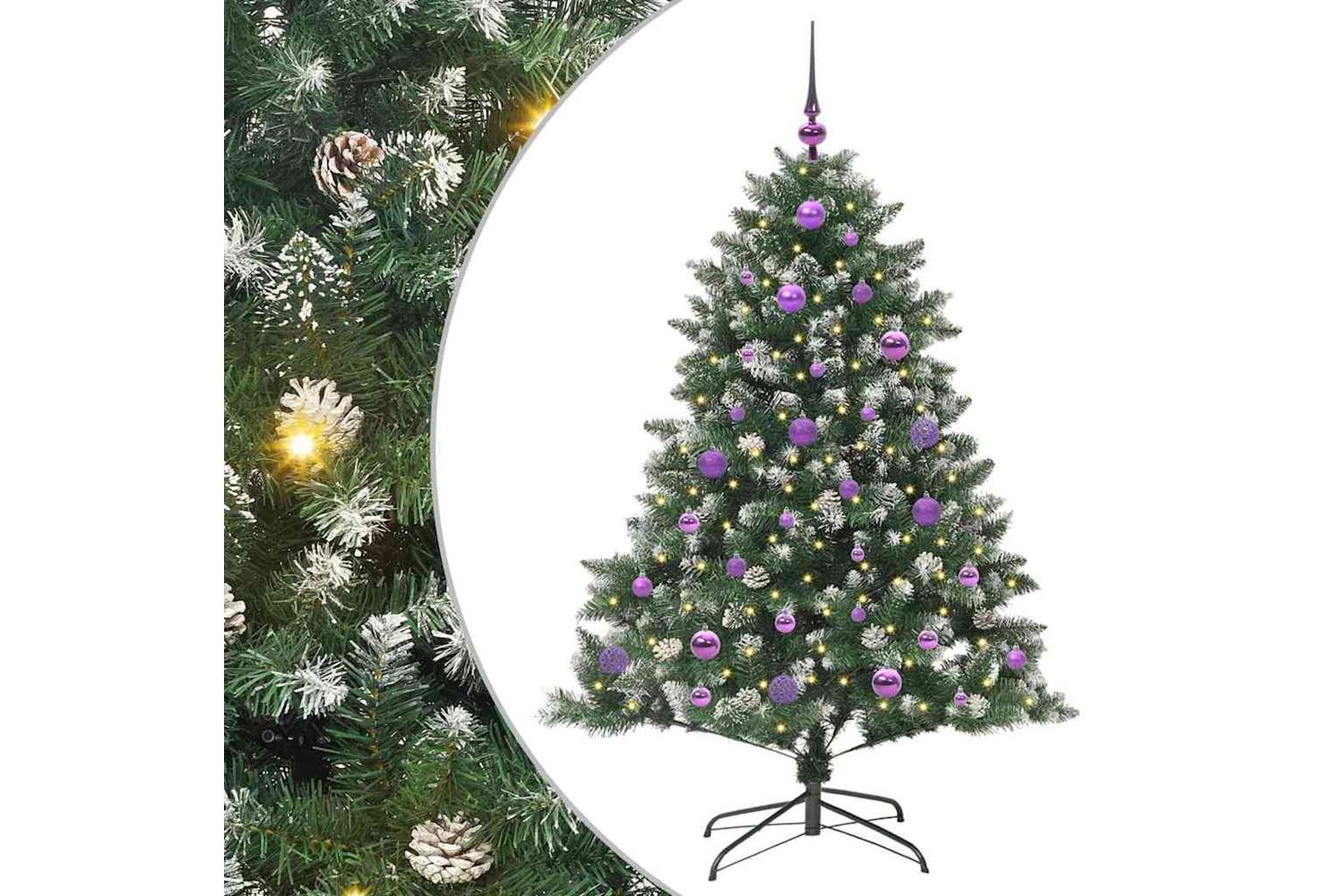 Vidaxl Artificial Christmas Tree With Stand Green 105 X 105 X 150 Cm