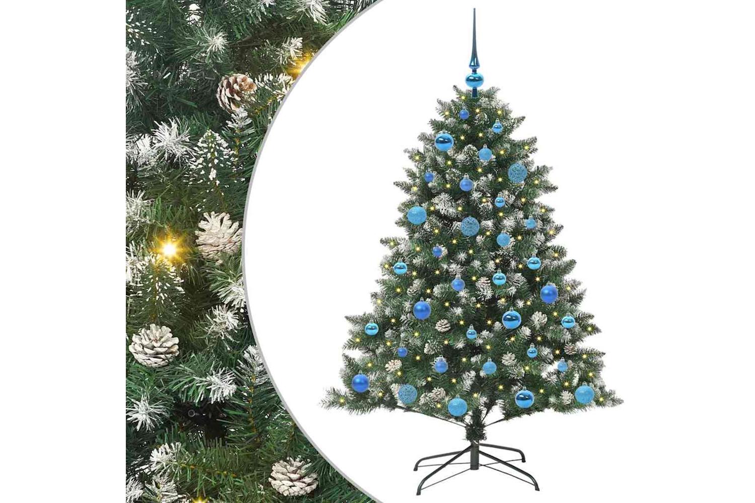 Vidaxl Artificial Christmas Tree With Stand Green 105 X 105 X 150 Cm