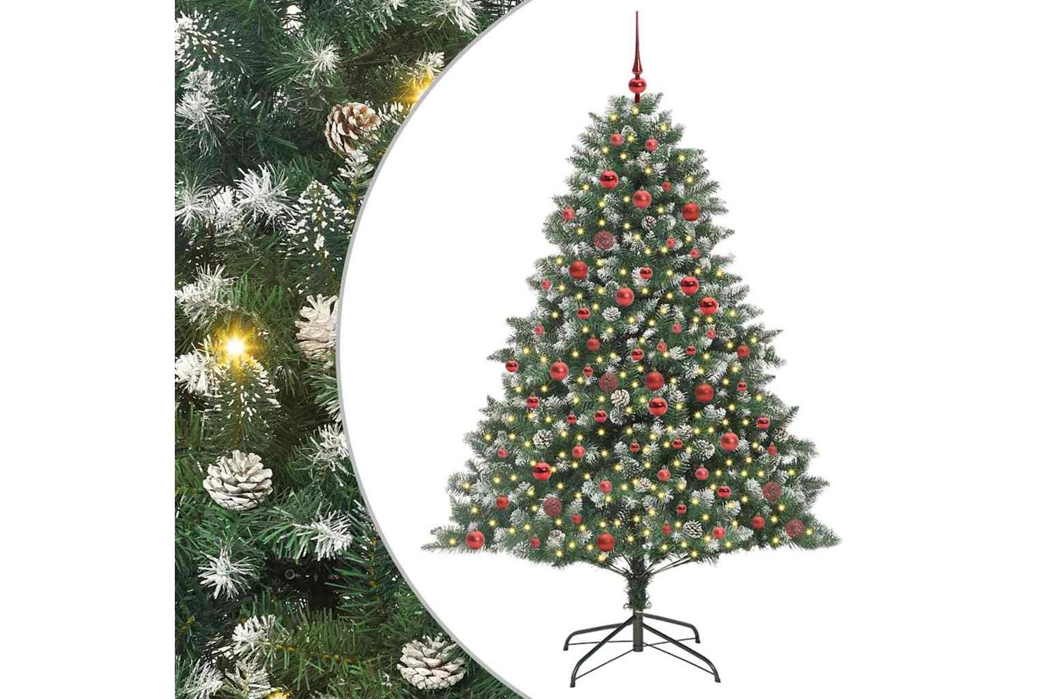 Vidaxl Artificial Christmas Tree With Stand Green 126 X 126 X 180 Cm