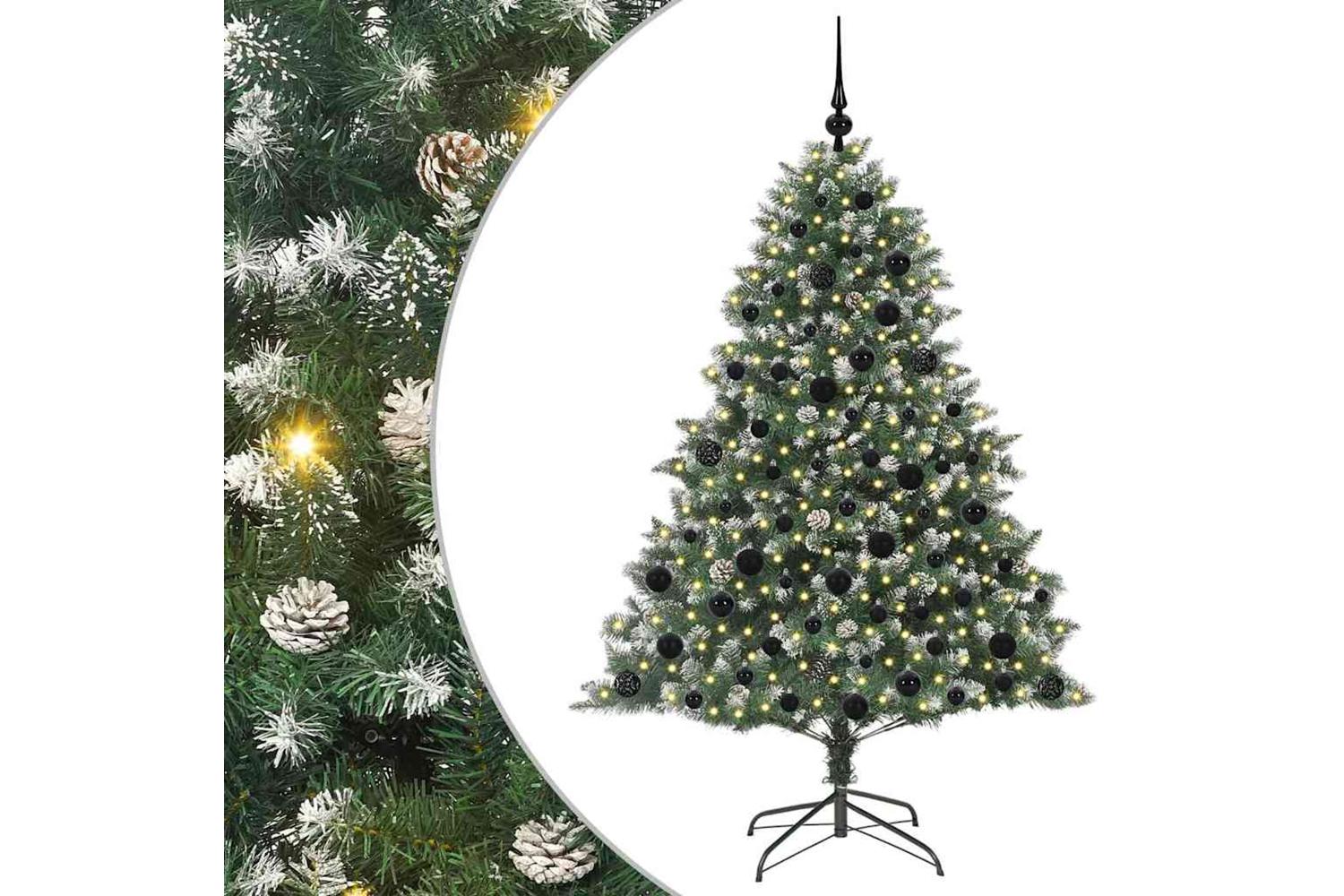 Vidaxl Artificial Christmas Tree With Stand Green 126 X 126 X 180 Cm