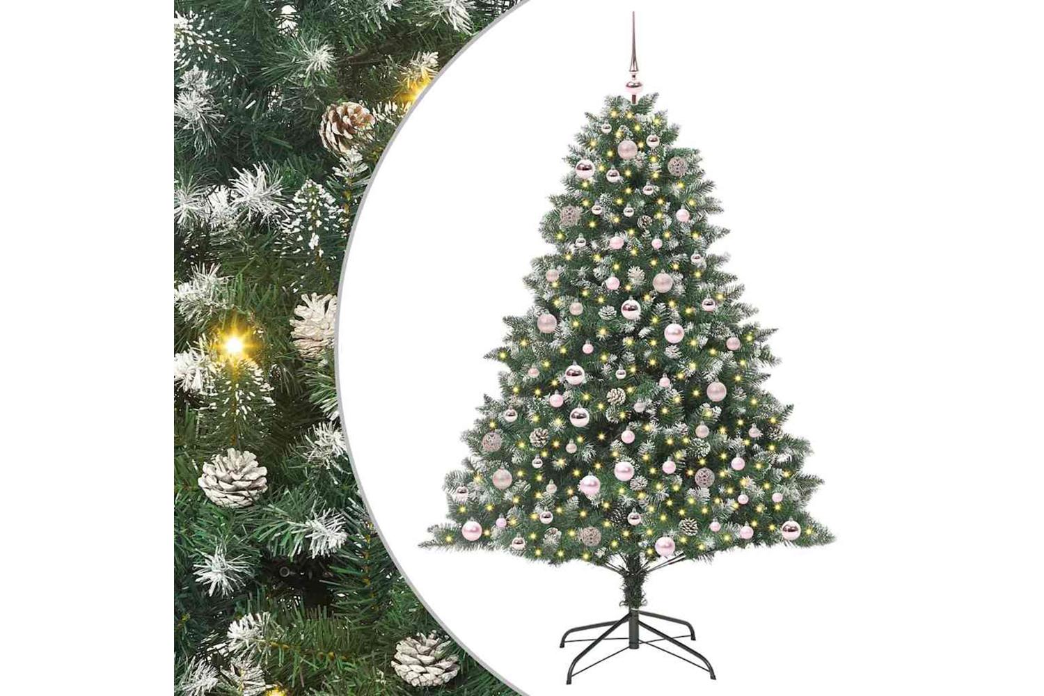 Vidaxl Artificial Christmas Tree With Stand Green 126 X 126 X 180 Cm