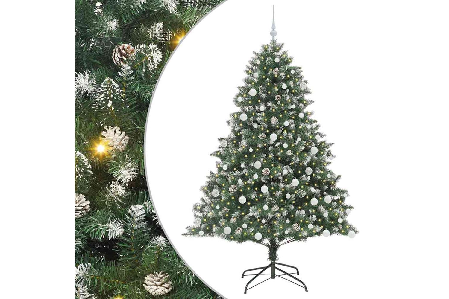 Vidaxl Artificial Christmas Tree With Stand Green 126 X 126 X 180 Cm