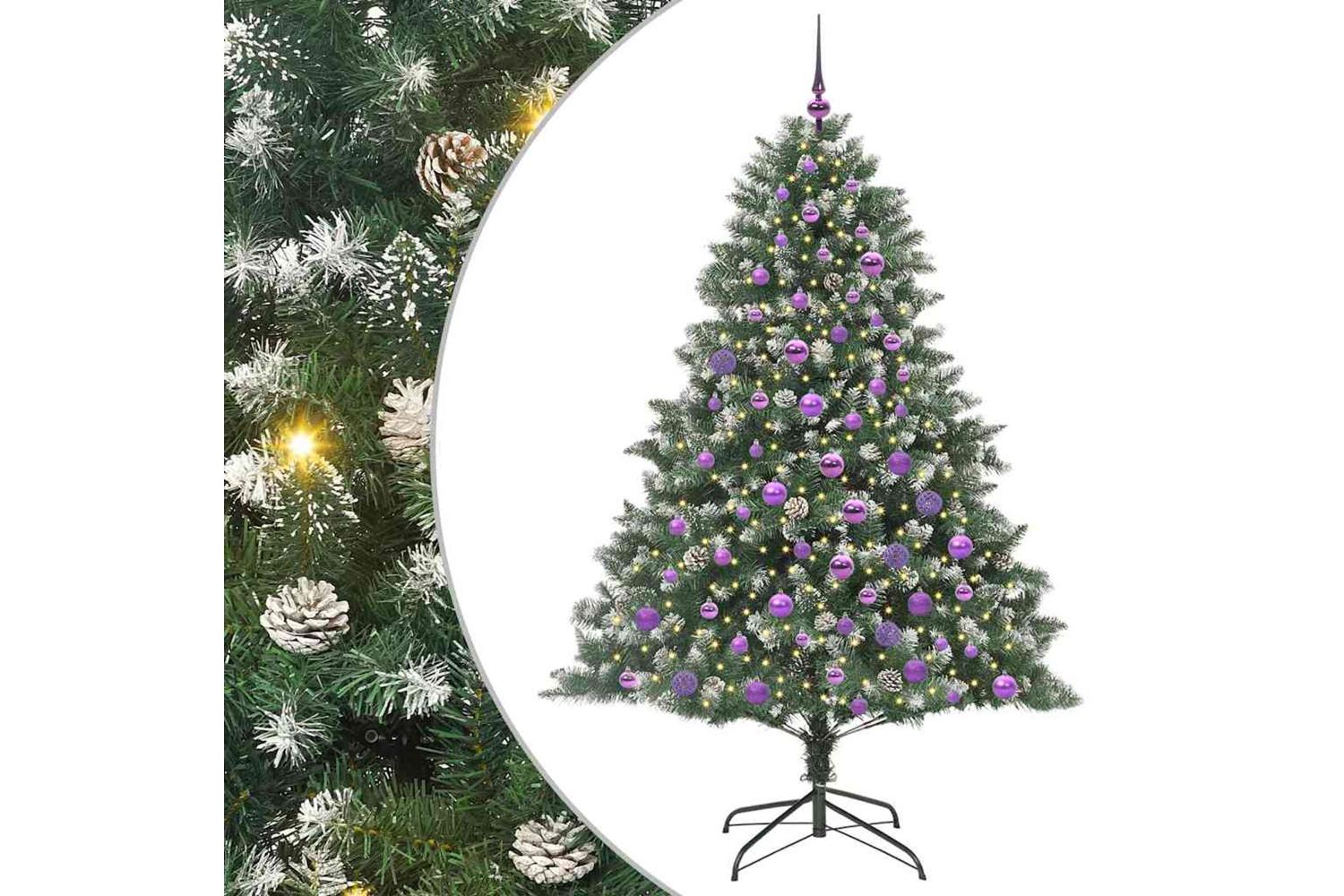 Vidaxl Artificial Christmas Tree With Stand Green 126 X 126 X 180 Cm