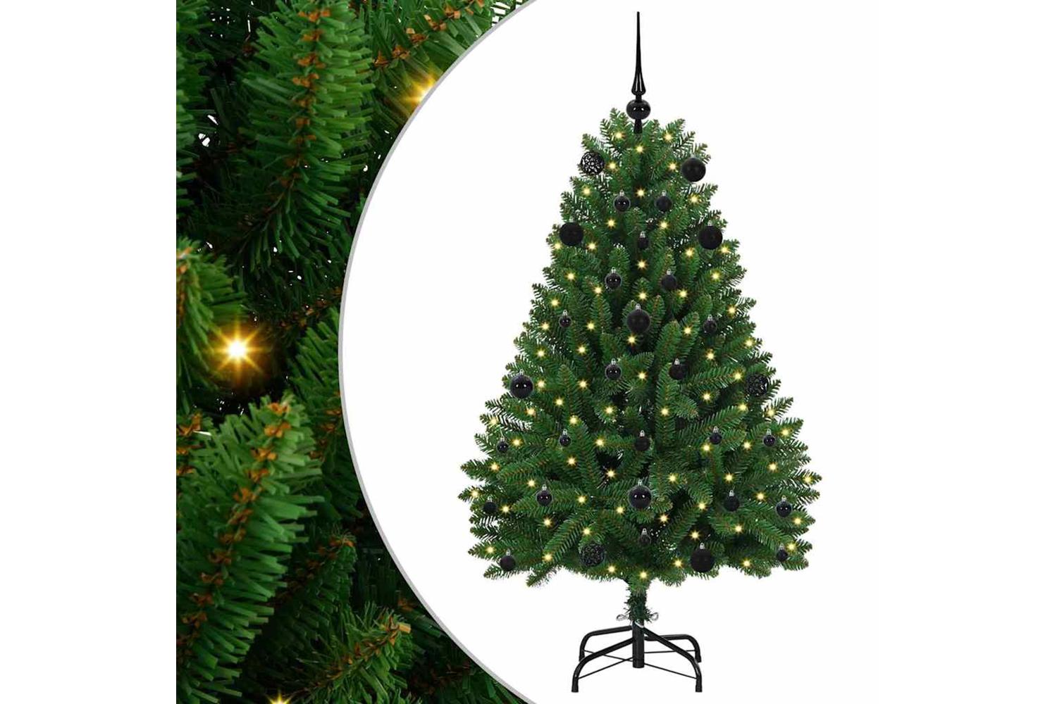 Vidaxl Artificial Christmas Tree With Stand Green 150 Cm Pvc And Metal