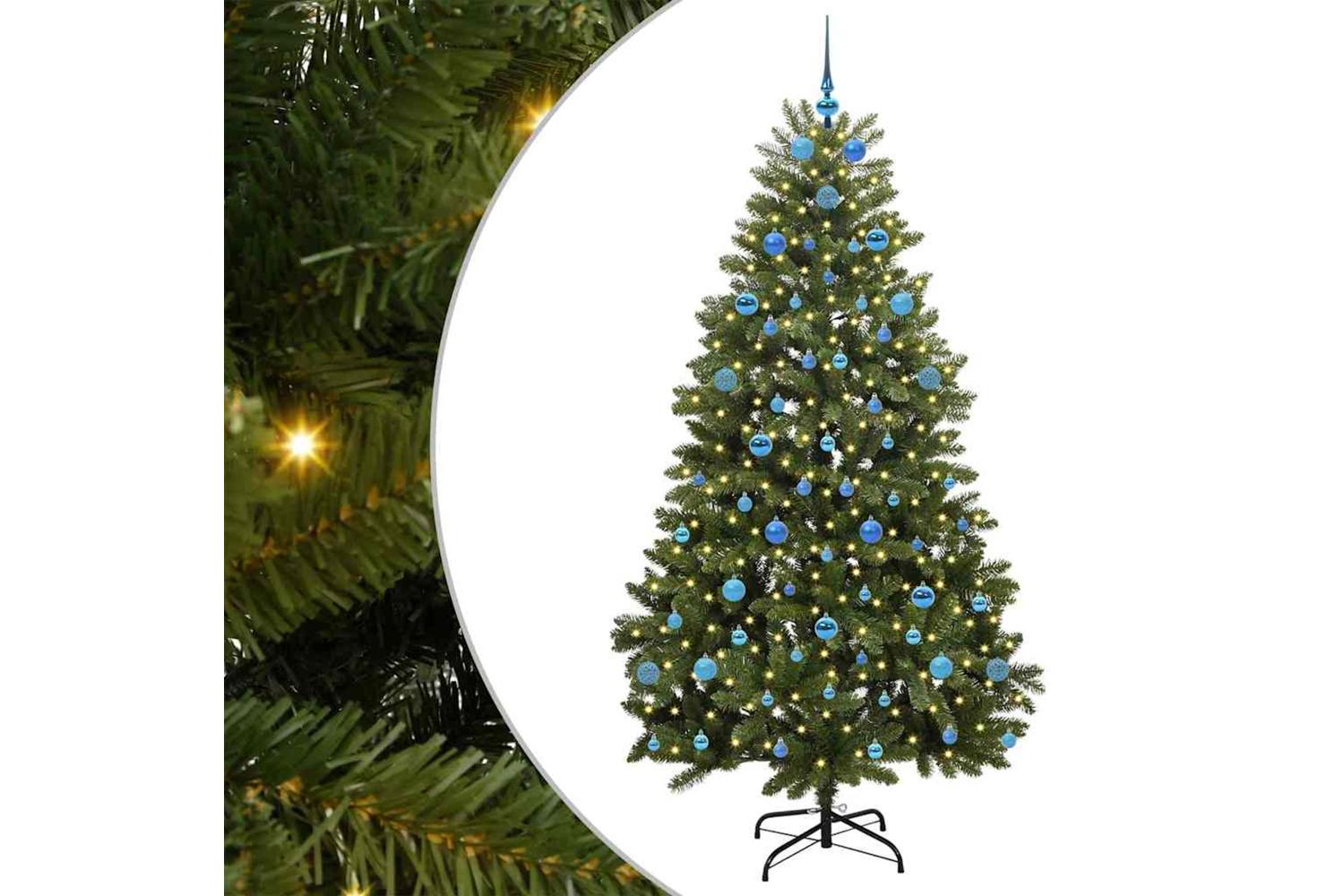 Vidaxl Artificial Christmas Tree With Stand Green 210 Cm Pvc And Metal