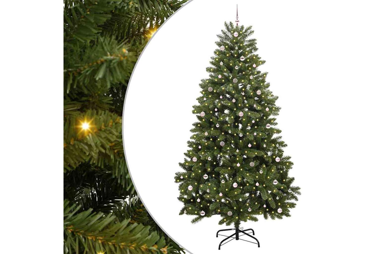 Vidaxl Artificial Christmas Tree With Stand Green 300 Cm Pvc And Metal