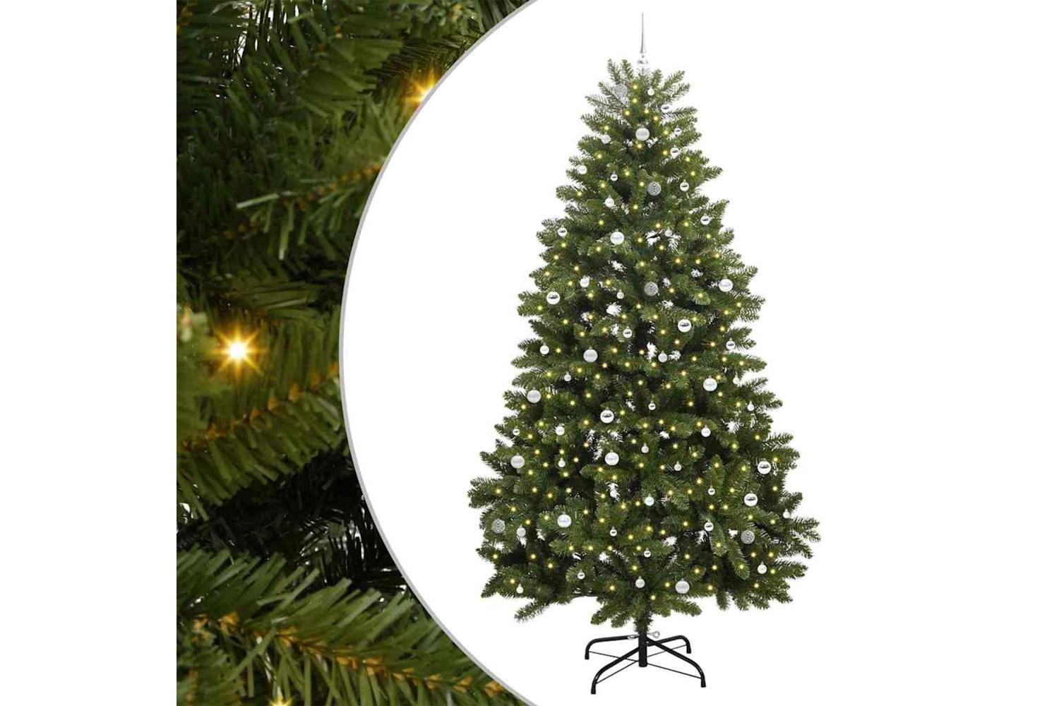 Vidaxl Artificial Christmas Tree With Stand Green 300 Cm Pvc And Metal
