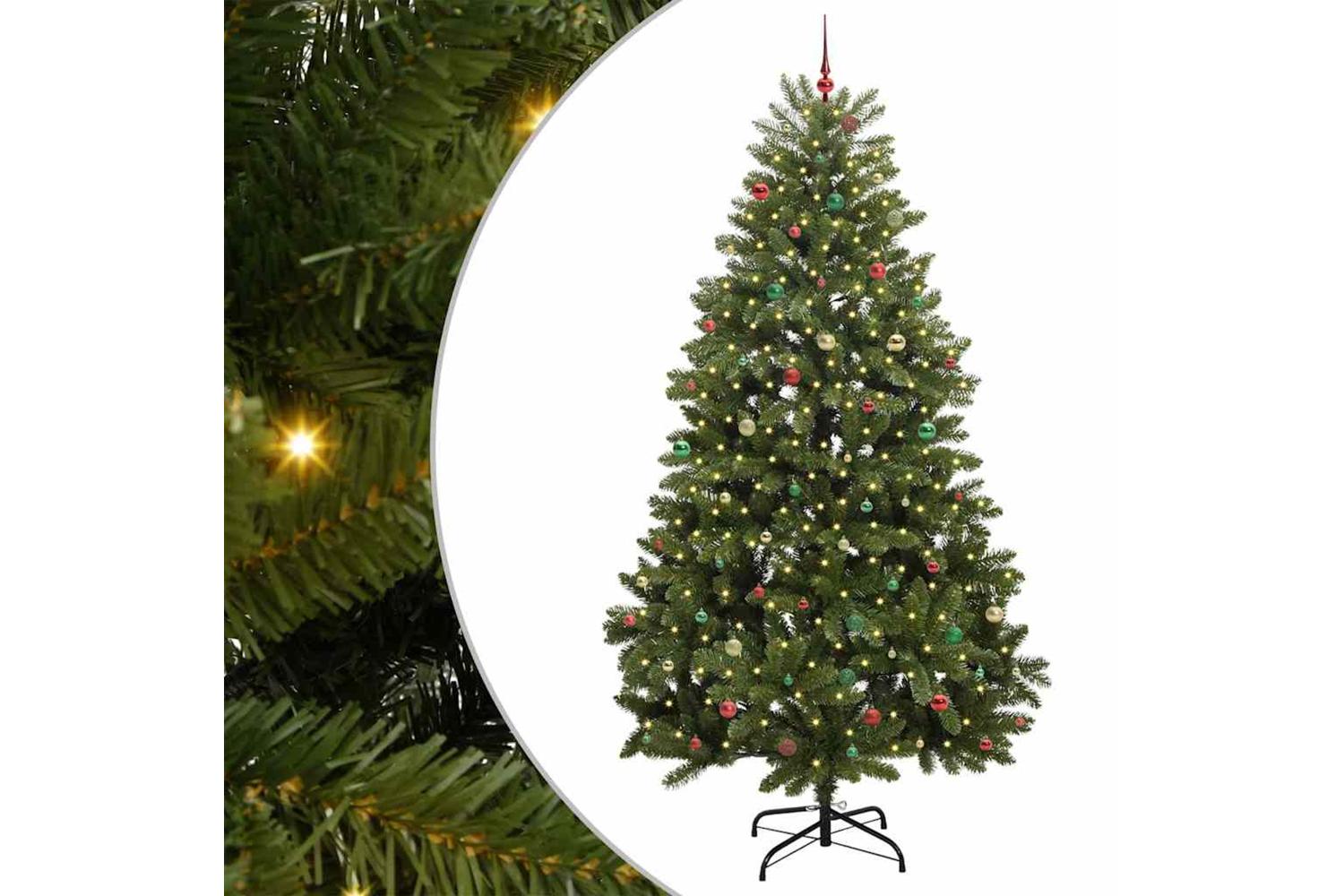 Vidaxl Artificial Christmas Tree With Stand Green 300 Cm Pvc And Metal