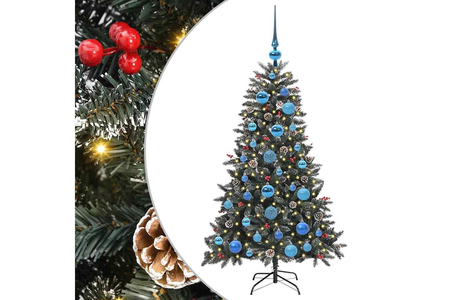 Vidaxl Artificial Christmas Tree With 150 Leds Green 68 X 68 X 120 Cm