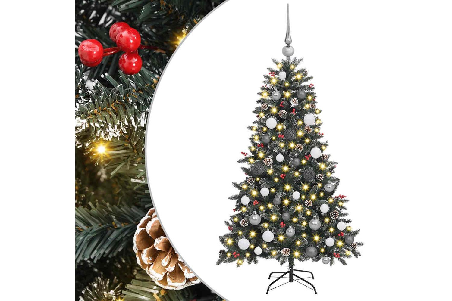 Vidaxl Artificial Christmas Tree With Stand Green 835 X 835 X 150 Cm