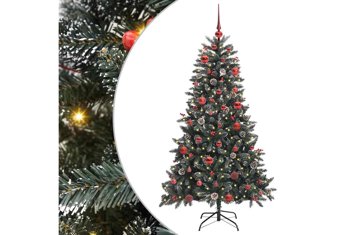 Vidaxl Artificial Christmas Tree With Stand Green 835 X 835 X 150 Cm