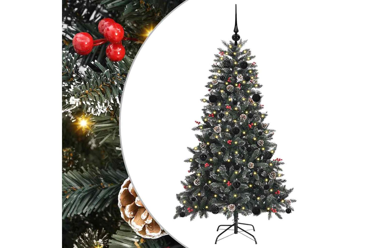 Vidaxl Artificial Christmas Tree With Stand Green 835 X 835 X 150 Cm