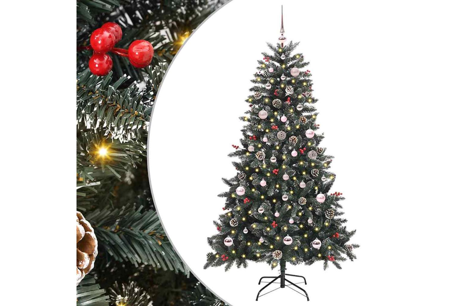 Vidaxl Artificial Christmas Tree With Stand Green 835 X 835 X 150 Cm