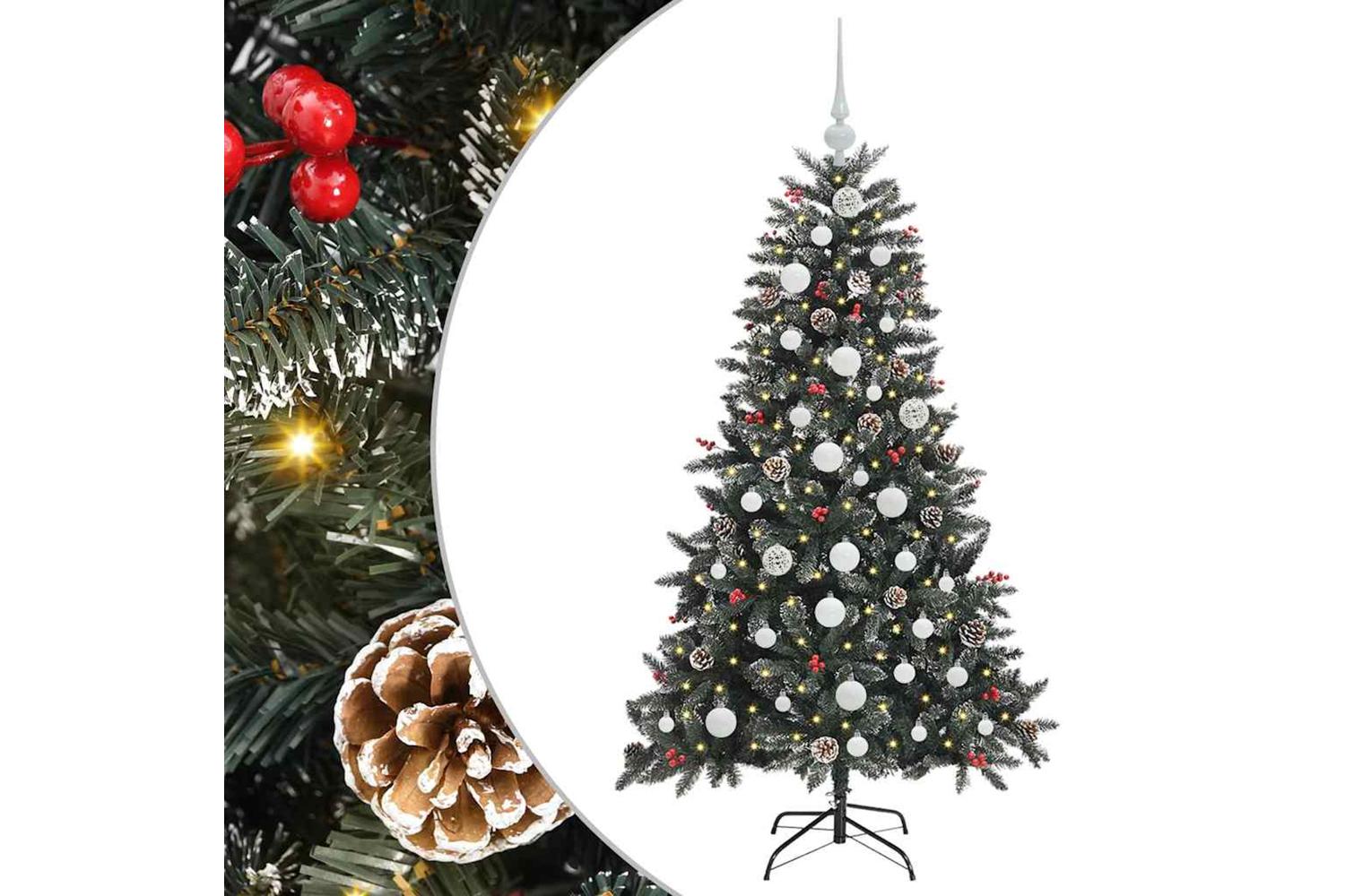 Vidaxl Artificial Christmas Tree With Stand Green 835 X 835 X 150 Cm