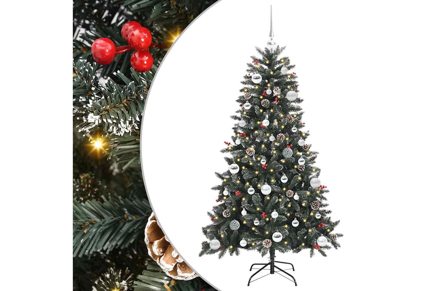 Vidaxl Artificial Christmas Tree With Stand Green 835 X 835 X 150 Cm