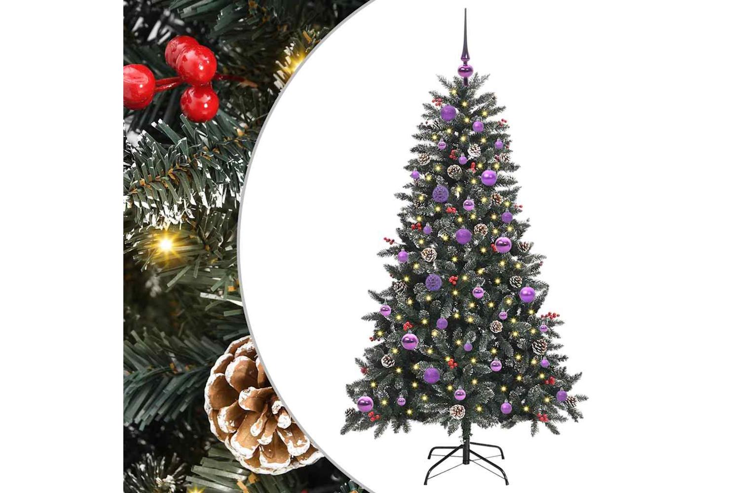 Vidaxl Artificial Christmas Tree With Stand Green 835 X 835 X 150 Cm