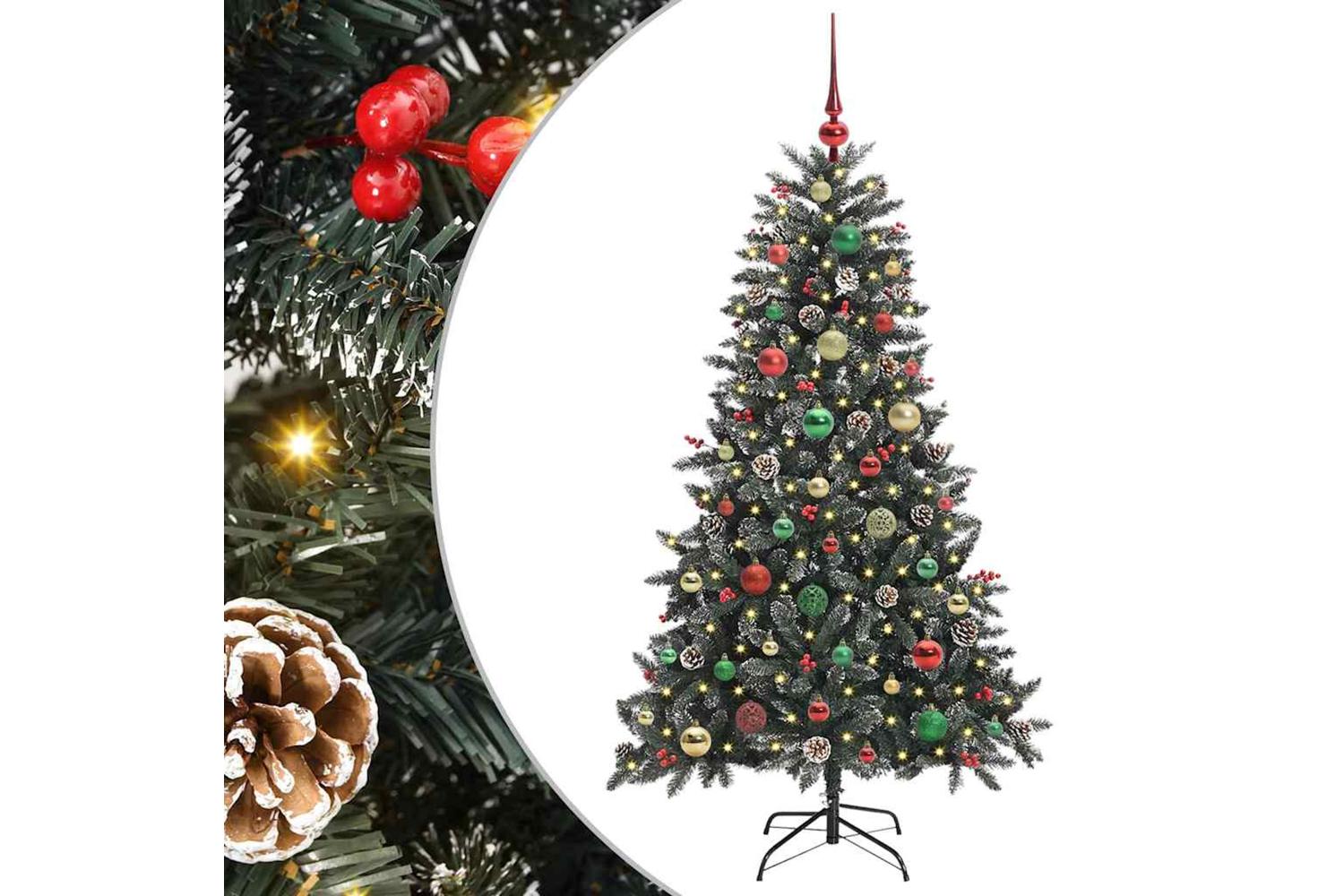 Vidaxl Artificial Christmas Tree With Stand Green 835 X 835 X 150 Cm