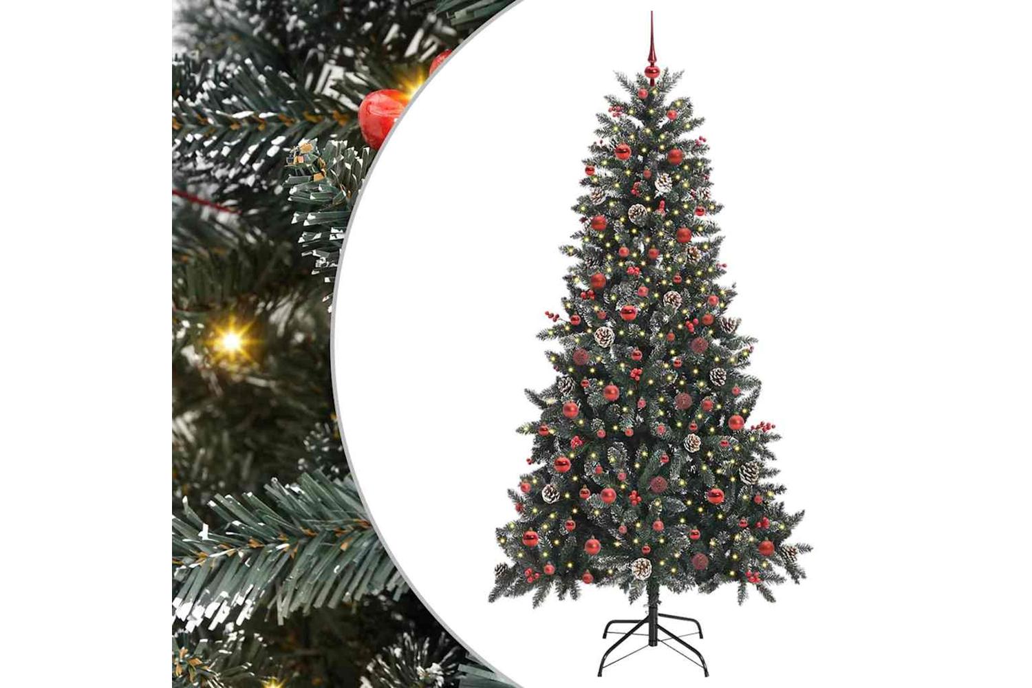Vidaxl Artificial Christmas Tree With Stand Green 114 X 114 X 210 Cm