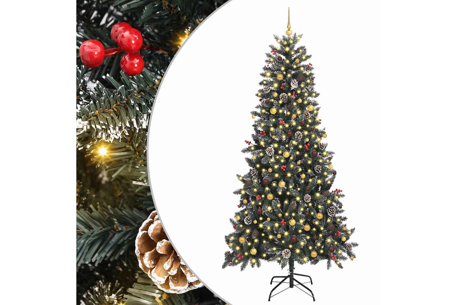 Vidaxl Artificial Christmas Tree Green 1295 X 1295 X 240 Cm