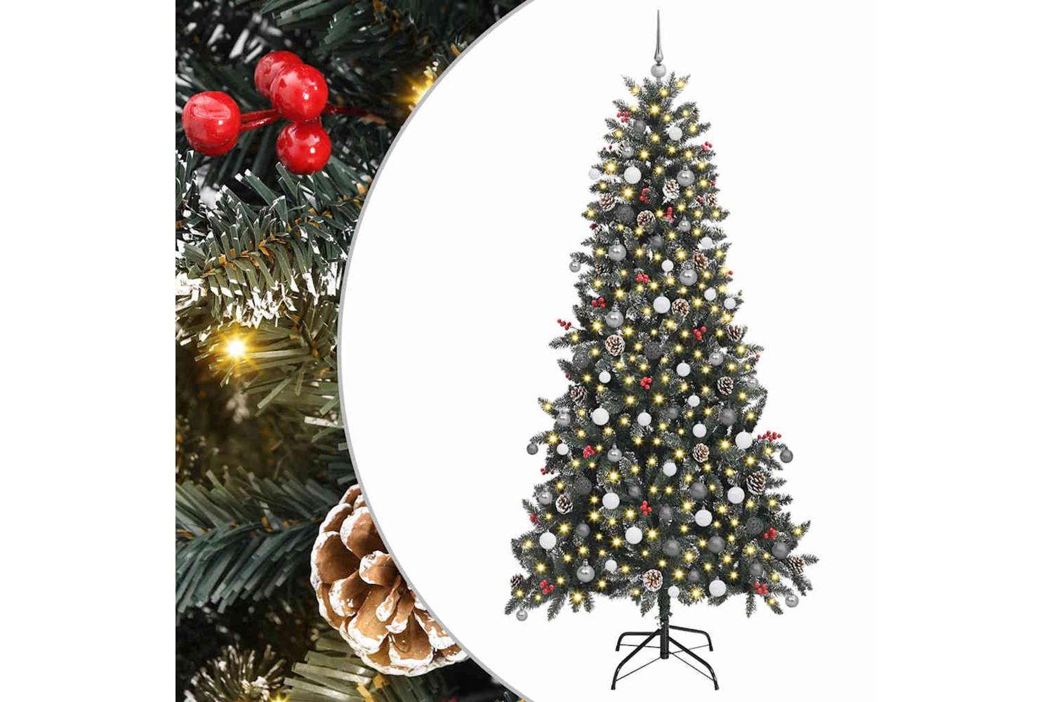 Vidaxl Artificial Christmas Tree Green 1295 X 1295 X 240 Cm