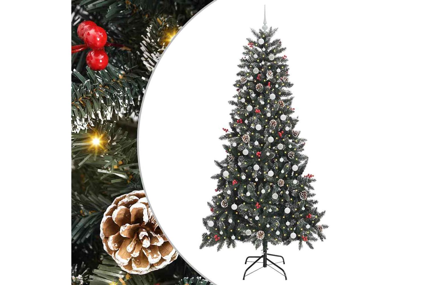 Vidaxl Artificial Christmas Tree Green 1295 X 1295 X 240 Cm