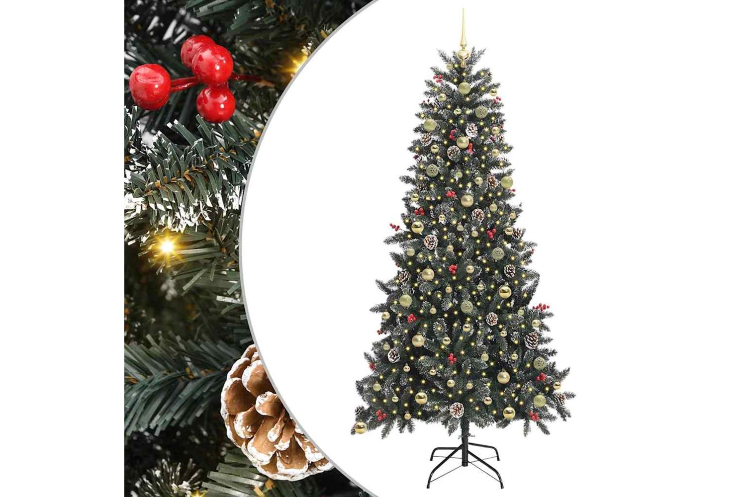 Vidaxl Artificial Christmas Tree Green 1295 X 1295 X 240 Cm