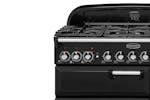 Rangemaster Classic Deluxe 90cm Dual Fuel Range Cooker | CDL90DFFBL/B | Black