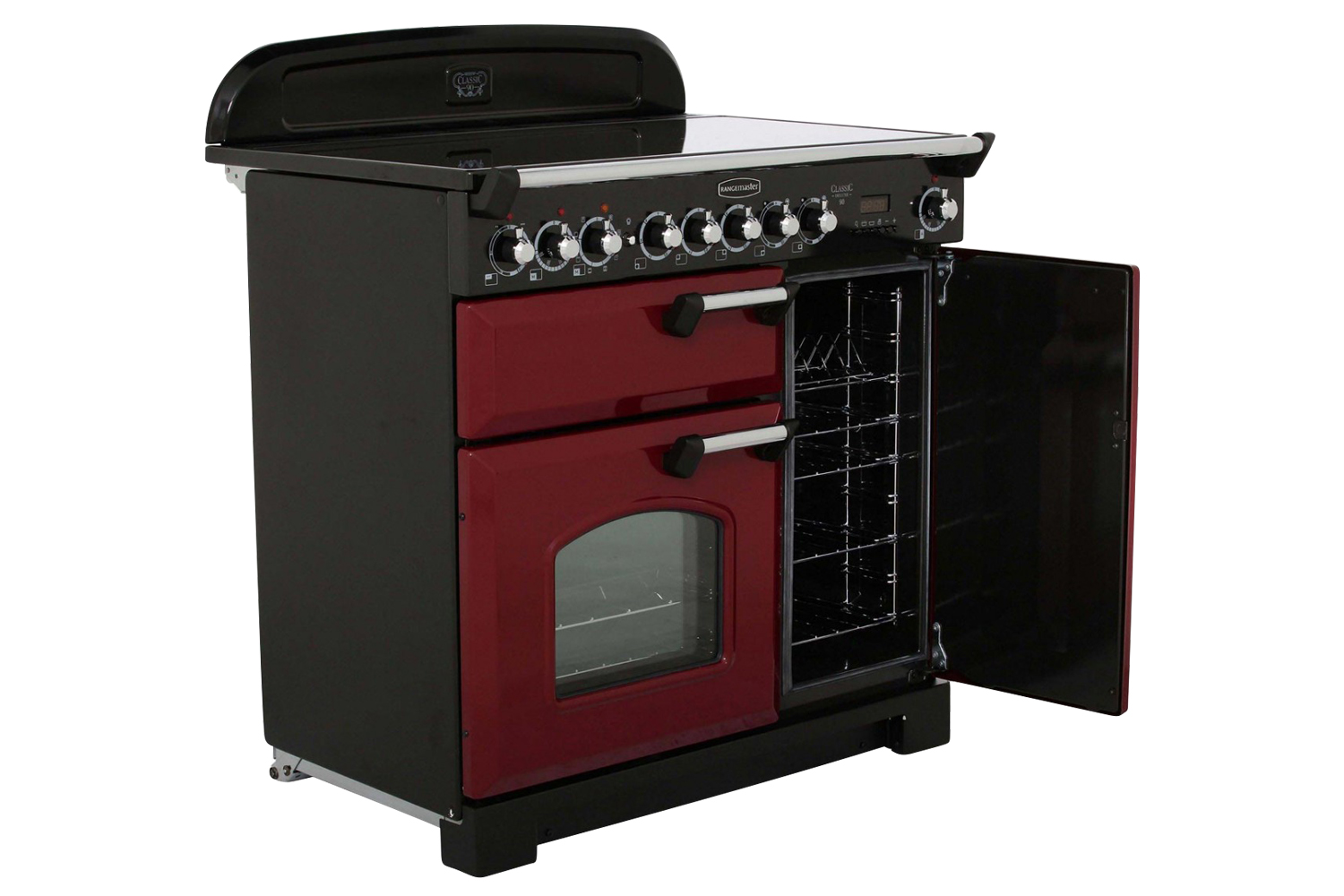 Rangemaster Classic Deluxe 90cm Electric Range Cooker | CDL90ECCY/B ...