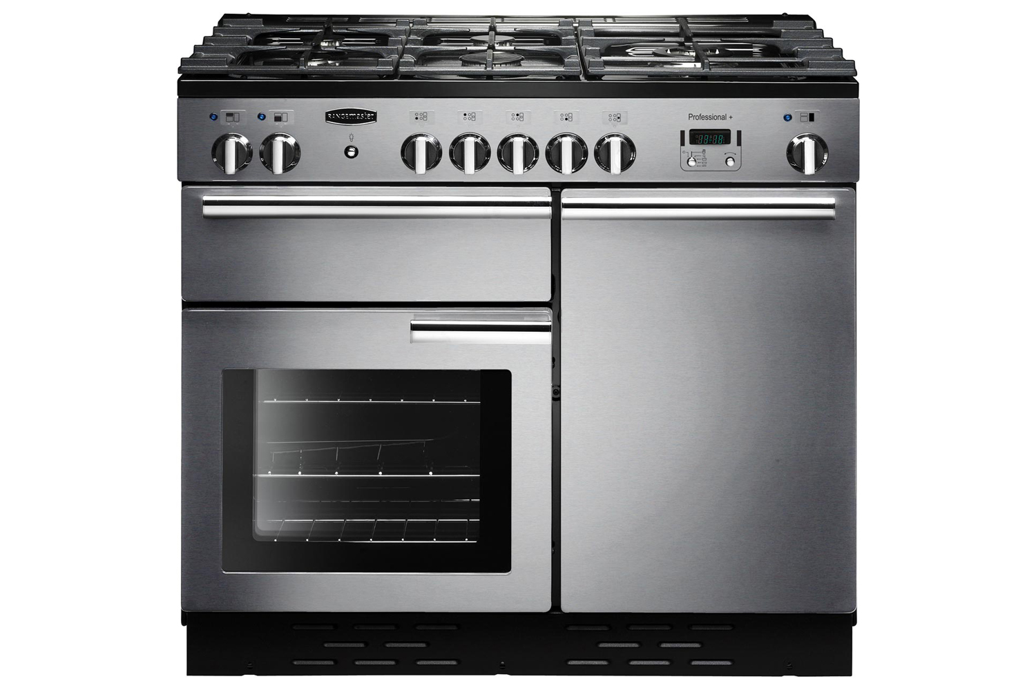 Rangemaster Professional Plus 100cm Dual Fuel Range Cooker | PROP100DFFSS/C | Stainless Steel