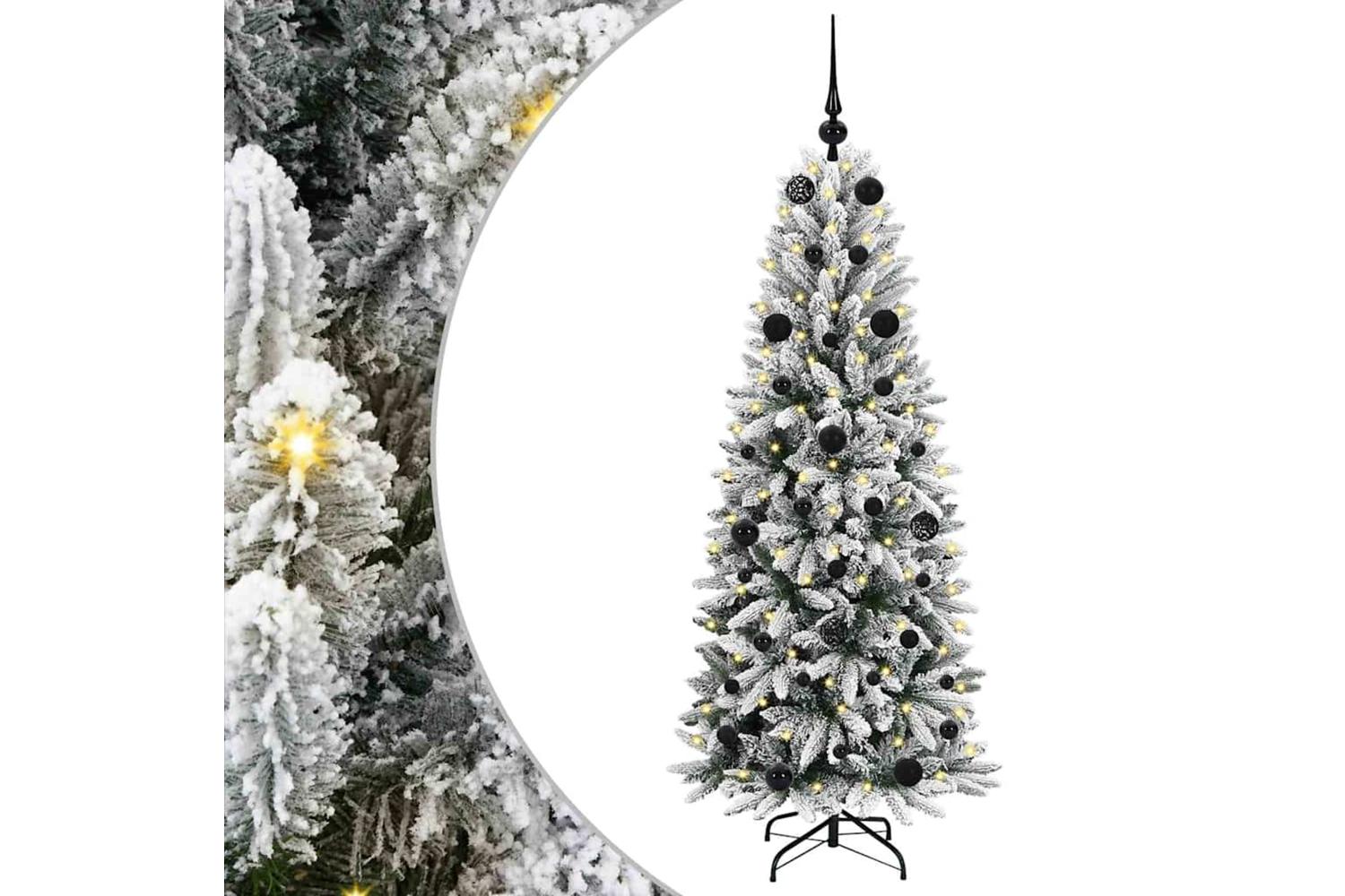 Vidaxl Artificial Christmas Tree With 150 Leds White 63 X 63 X 150 Cm